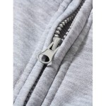 Men's Trendy Letter Print Long Sleeve Casual Sports Sweatshirt - Perfect for Outdoor Activities