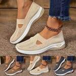 Orthopedic Shoes for Women 2025 Dressy Summer Slip-On Shoes Breathable Comfortable Soft Orthotic Sneakers Walking Indoor Outdoor Casual Mesh Sandals