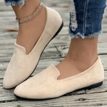 Women's Round Toe Ballet Flats Comfortable Flats Shoes for Women Dressy Slip-ons Loafers Shoes