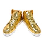 IGxx Sequins Shoes for Men Women Fashion Sparkle Gold Shoes Bling Shiny High Top Sneakers Punk