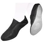 Toddler & Kids Gymnastic Shoes - Trampoline, Tumbling, Agility Gym Footwear - Goat Leather Slip-on With Rubber Sole