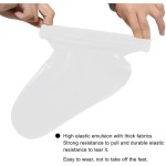 2Pcs Waterproof Silicone Shoe Covers – Non-Slip Elastic Unisex Rain Boots, Wear-Resistant for Outdoor Reusable Overshoes