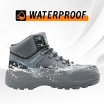 Waterproof Steel Toe Boots for Men Wide Width Slip Resistant Work Shoes Lightweight Non Slip Safety Sneakers Construction Composite Toe Working Footwear