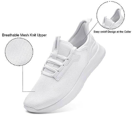 Women’s Walking Running Shoes Slip on Lightweight Casual Sneakers