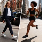 ANTA Women’s Running Shoes, Lightweight Cushioned Breathable Sneakers, Comfortable Trainers with Slip Resistant Outsole for Jogging, Workout, Daily Walking