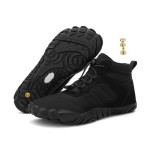 Winter Grounding Shoes with Copper, Hike Winter Barefoot Boots for Womens Mens,Wide Toe Box Non-Slip Trail Running